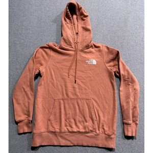 The North Face Womens Small Light Salmon Never Stop Exploring Graphic Hoodie S